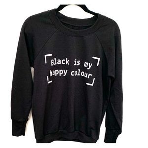 Black crew neck